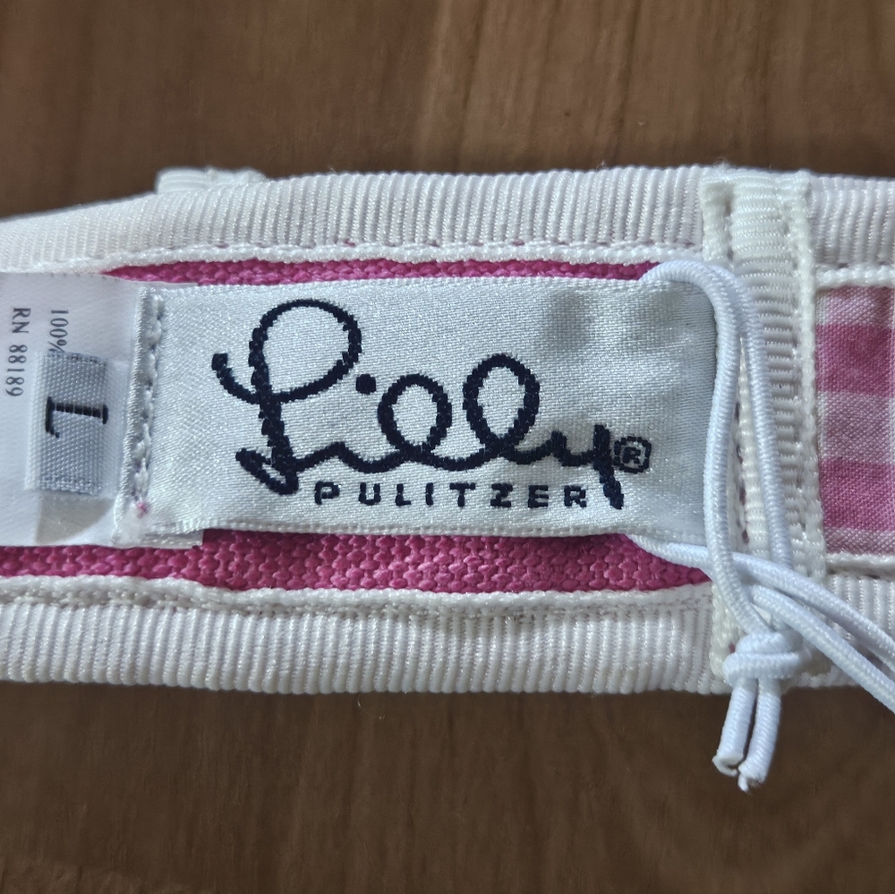 Deadstock Vintage Lilly Pulitzer Gingham Belt - Picture 3 of 6